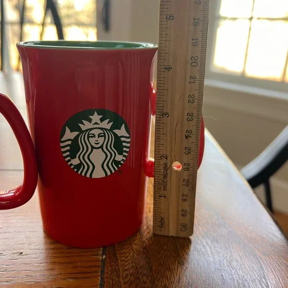 Starbucks Red Ceramic Mugs Holiday  - Pair - Picture 6 of 6